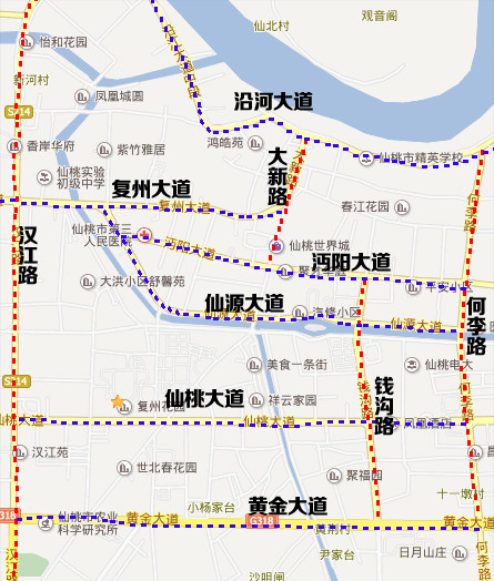老城区区位图