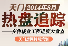 天门八月热盘追踪 在售楼盘工程进度大盘点