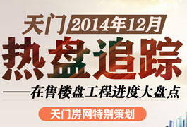 天门12月热盘追踪 在售楼盘工程进度大盘点